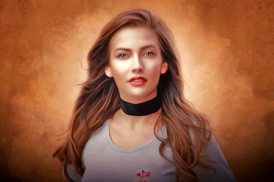 Glowing Woman jigsaw puzzle